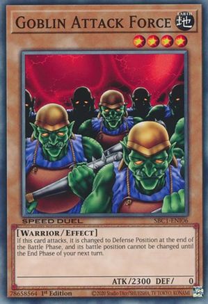 Image of Goblin Attack Force (SBC1-ENI06) - Speed Duel: Streets of Battle City 1st Edition