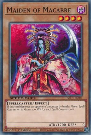 Image of Maiden of Macabre (SBC1-ENI07) - Speed Duel: Streets of Battle City 1st Edition