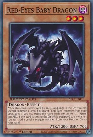 Image of Red-Eyes Baby Dragon (SBC1-ENI10) - Speed Duel: Streets of Battle City 1st Edition