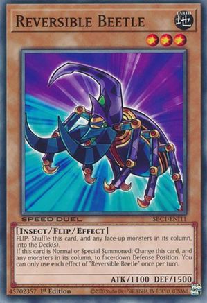 Image of Reversible Beetle (SBC1-ENI11) - Speed Duel: Streets of Battle City 1st Edition