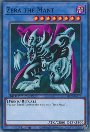 Image of Zera the Mant (SBC1-ENI13) - Speed Duel: Streets of Battle City 1st Edition