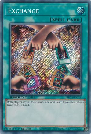 Image of Exchange (Secret Rare) (SBC1-ENI16) - Speed Duel: Streets of Battle City 1st Edition