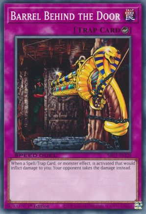 Image of Barrel Behind the Door (SBC1-ENI20) - Speed Duel: Streets of Battle City 1st Edition