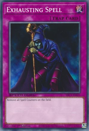 Image of Exhausting Spell (SBC1-ENI21) - Speed Duel: Streets of Battle City 1st Edition