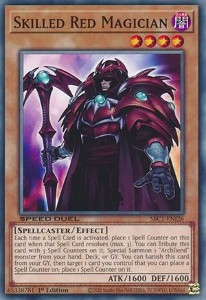 Image of Skilled Red Magician (SBC1-ENI26) - Speed Duel: Streets of Battle City 1st Edition
