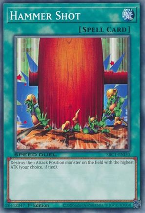 Image of Hammer Shot (SBC1-ENI30) - Speed Duel: Streets of Battle City 1st Edition