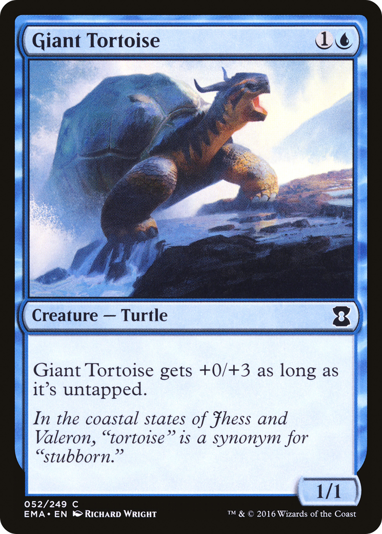 Image of Giant Tortoise (EMA-052) - Eternal Masters Foil