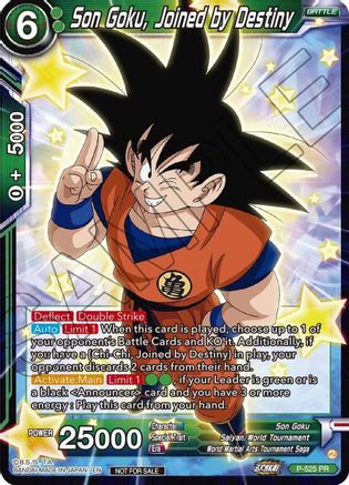 Image of Son Goku, Joined by Destiny (Zenkai Series Tournament Pack Vol.5) (P-525) - Tournament Promotion Cards