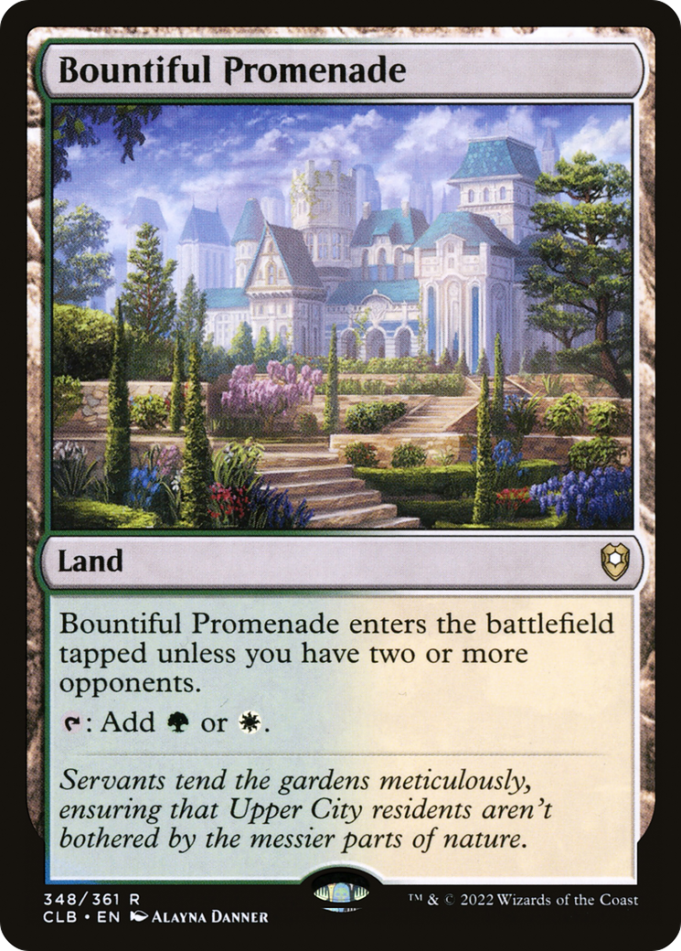 Image of Bountiful Promenade (CLB-348) - Commander Legends: Battle for Baldur's Gate Foil