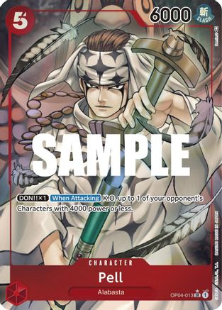Image of Pell (Alternate Art) (OP04-013) - Kingdoms of Intrigue Foil