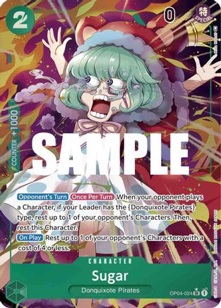 Image of Sugar (Alternate Art) (OP04-024) - Kingdoms of Intrigue Foil