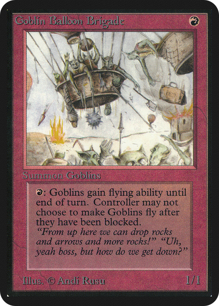 Image of Goblin Balloon Brigade (LEA-) - Limited Edition Alpha