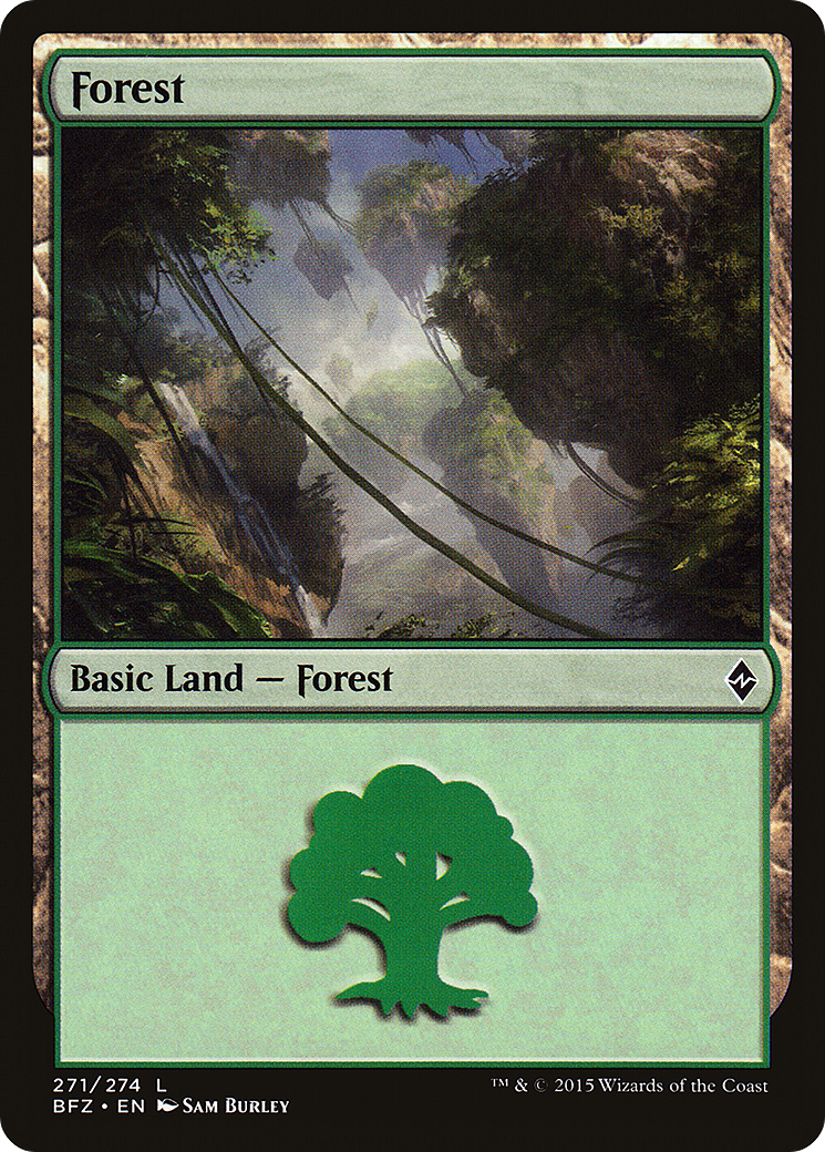 Image of Forest (271) (BFZ-271A) - Battle for Zendikar