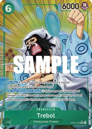 Image of Trebol (Alternate Art) (OP04-030) - Kingdoms of Intrigue Foil