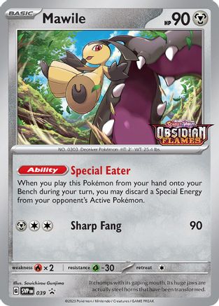 Image of Mawile (Prerelease) 039  - Holofoil SV Scarlet & Violet Promo Cards - Promo