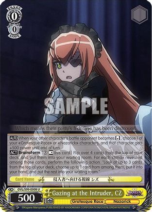 Image of Gazing at the Intruder, CZ (OVL/S99-E008 U) - Nazarick: Tomb of the Undead Vol.2