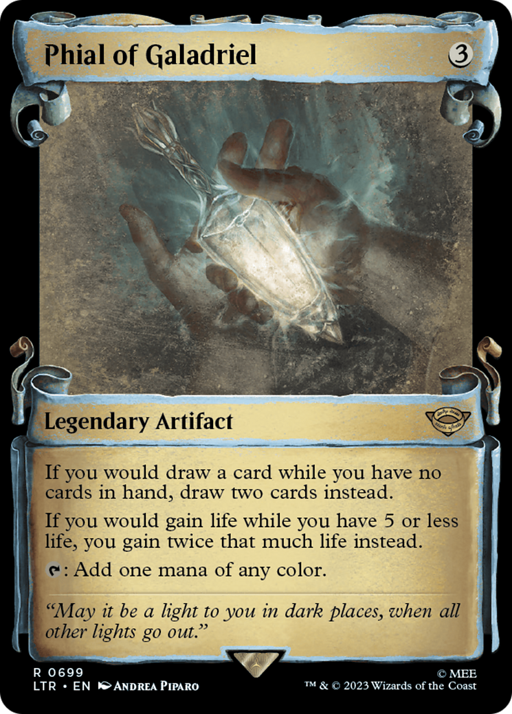Image of Phial of Galadriel (Showcase Scrolls) (LTR-699) - The Lord of the Rings: Tales of Middle-earth: (Showcase)