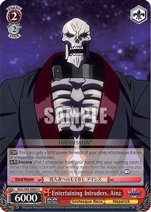 Image of Entertaining Intruders, Ainz (OVL/S99-E064 U) - Nazarick: Tomb of the Undead Vol.2