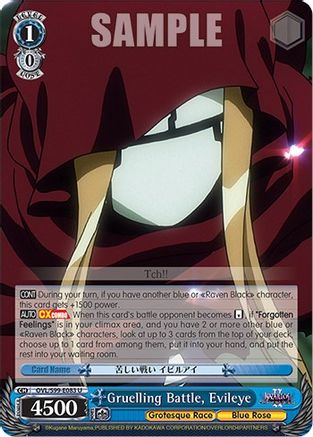 Image of Gruelling Battle, Evileye (OVL/S99-E083 U) - Nazarick: Tomb of the Undead Vol.2