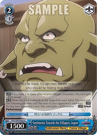 Image of Sentiments Towards the Villagers, Jugem (OVL/S99-E085 U) - Nazarick: Tomb of the Undead Vol.2