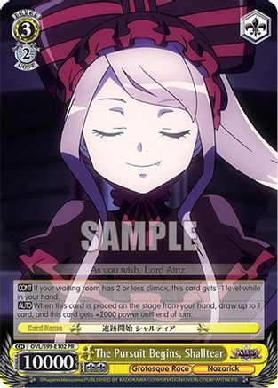 Image of The Pursuit Begins, Shalltear (OVL/S99-E102 PR) - Nazarick: Tomb of the Undead Vol.2
