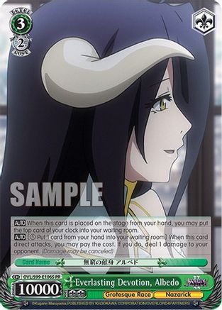 Image of Everlasting Devotion, Albedo (Foil) (OVL/S99-E106S PR) - Nazarick: Tomb of the Undead Vol.2