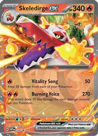 Image of Skeledirge ex 034  - Holofoil SV Scarlet & Violet Promo Cards - Promo
