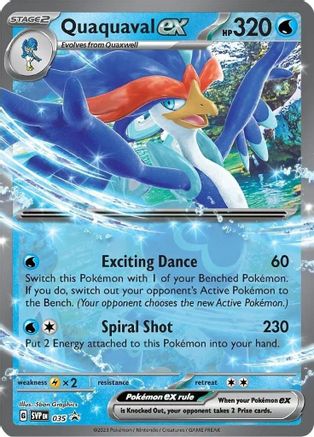 Image of Quaquaval ex 035  - Holofoil SV Scarlet & Violet Promo Cards - Promo