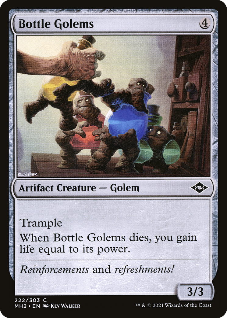 Image of Bottle Golems (MH2-222) - Modern Horizons 2 Foil