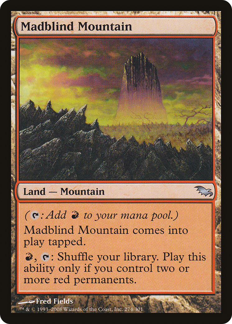 Image of Madblind Mountain (SHM-274) - Shadowmoor