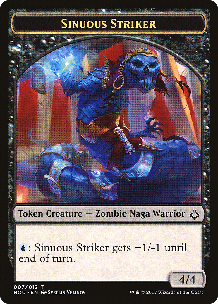 Image of Sinuous Striker Token (HOU-007) - Hour of Devastation Tokens
