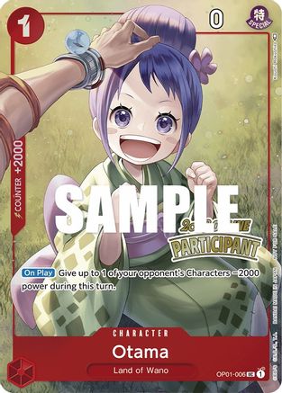 Image of Otama (Online Regional 2023) [Participant] (OP01-006) - One Piece Promotion Cards Foil