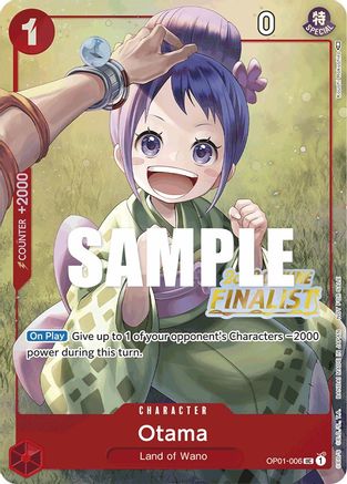 Image of Otama (Offline Regional 2023) [Finalist] (OP01-006) - One Piece Promotion Cards Foil