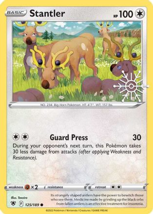 Image of Stantler 125/189  - Holofoil Miscellaneous Cards & Products - Common