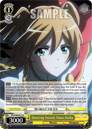 Image of Dancing Sword, Nana Daiba (RSL/S98-E011 U) - Revue Starlight The Movie