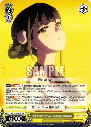 Image of Resentment Revue, Kaoruko Hanayagi (RSL/S98-E013 U) - Revue Starlight The Movie