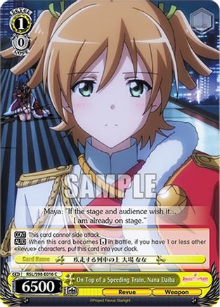 Image of On Top of a Speeding Train, Nana Daiba (RSL/S98-E016 C) - Revue Starlight The Movie