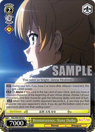 Image of Reminiscence, Nana Daiba (RSL/S98-E019 C) - Revue Starlight The Movie