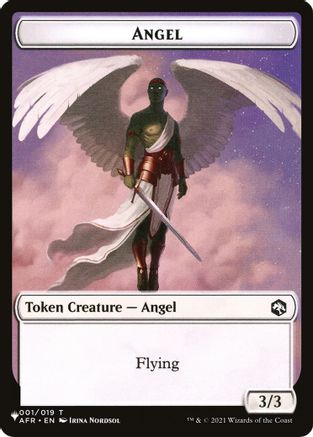 Image of Angel // Soldier Double-Sided Token (LIST-1 // 2) - The List Reprints