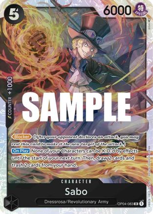 Image of Sabo (OP04-083) - Kingdoms of Intrigue Foil