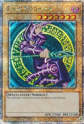 Image of Dark Magician (Quarter Century Secret Rare) (TN23-EN001) - 25th Anniversary Tin: Dueling Heroes Limited