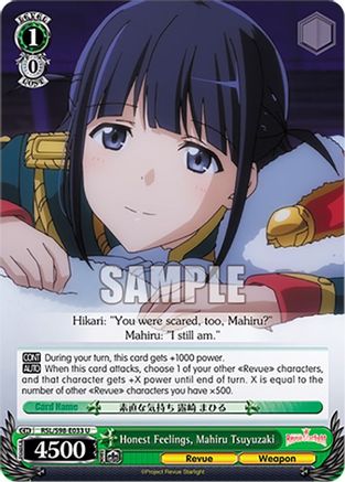 Image of Honest Feelings, Mahiru Tsuyuzaki (RSL/S98-E033 U) - Revue Starlight The Movie