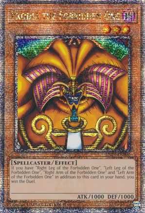 Image of Exodia the Forbidden One (Quarter Century Secret Rare) (TN23-EN002) - 25th Anniversary Tin: Dueling Heroes Limited