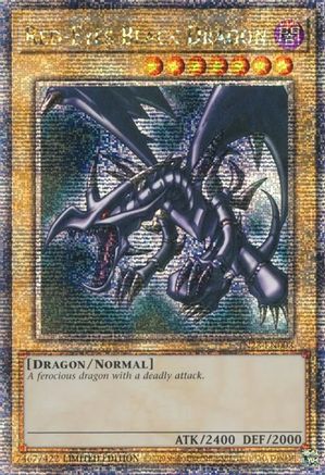 Image of Red-Eyes Black Dragon (Quarter Century Secret Rare) (TN23-EN003) - 25th Anniversary Tin: Dueling Heroes Limited