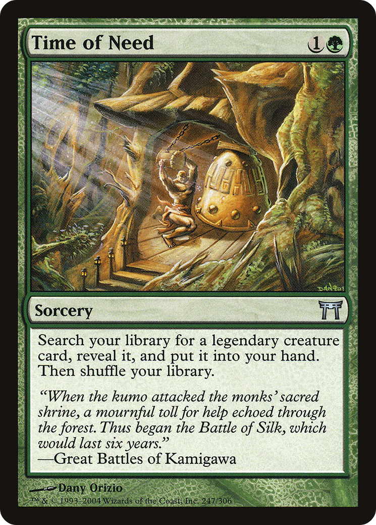 Image of Time of Need (CHK-247) - Champions of Kamigawa Foil