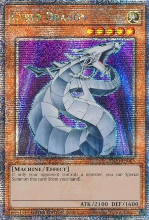 Image of Cyber Dragon (Quarter Century Secret Rare) (TN23-EN005) - 25th Anniversary Tin: Dueling Heroes Limited