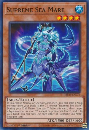 Image of Supreme Sea Mare (MP23-EN076) - 25th Anniversary Tin: Dueling Heroes Mega Pack 1st Edition