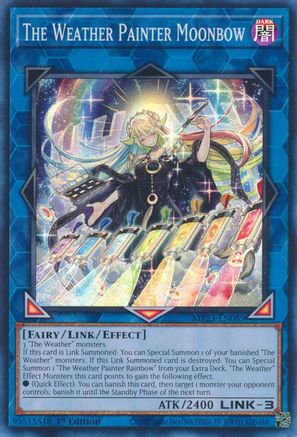 Image of The Weather Painter Moonbow (MP23-EN089) - 25th Anniversary Tin: Dueling Heroes Mega Pack 1st Edition