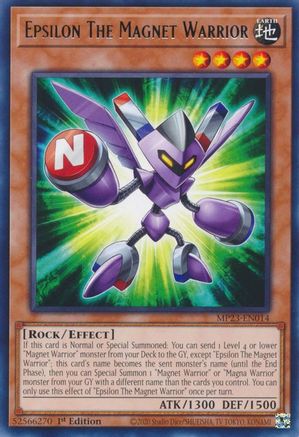 Image of Epsilon The Magnet Warrior (MP23-EN014) - 25th Anniversary Tin: Dueling Heroes Mega Pack 1st Edition