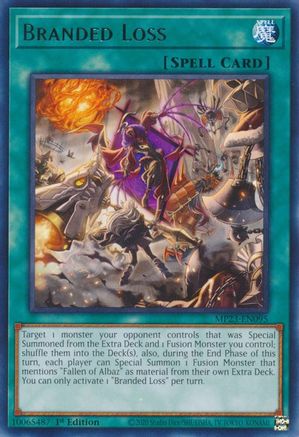 Image of Branded Loss (MP23-EN095) - 25th Anniversary Tin: Dueling Heroes Mega Pack 1st Edition